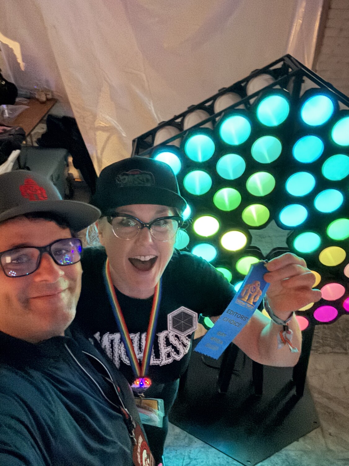 Oscillara LED light sculptures